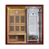 Инфракрасная сауна Mexda WS-1600SR красный кедр 2000*1000*2100